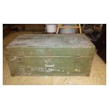 Vintage Footlockers (2) and Box.