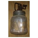 Cedar and Glass Butter Churns (2)