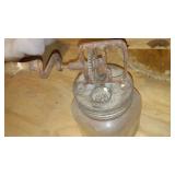 Cedar and Glass Butter Churns (2)