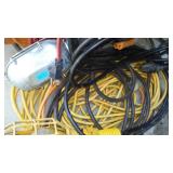 Extension Cords (3), Trouble Lights (3).