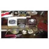Belt Buckles and More. U.S., Elvis, Coin, Coca Cola.