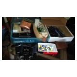 Marbles. Binoculars, Vintage Clippers.