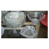 Assorted Variety of Lead Crystal, Glass.