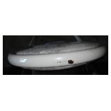 Glass Dinette Set with (4) Chairs.