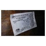 Glass Dinette Set with (4) Chairs.