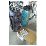 Golf Balls, Bags, Clubs. Hagen, Mac Gregor, Delta.