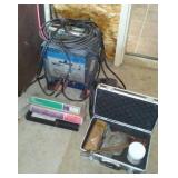 Miller Welder, Helmet, Rods.