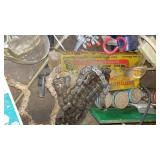 Workbench Top Contents, vice, wash cordamatic.