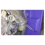 Workbench Top Contents, vice, wash cordamatic.