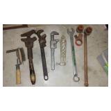 Pipe Wrenches (3) and More.