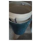 Barrels (3) Garbage Cans (2).