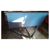 Small Tractor Yard Cart. Blue