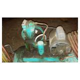 Silver Seal Automatic Tank Air Compressor and Hose with Cart.