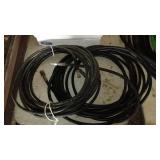 Large Lot of Hose Variety and Utility Sink.