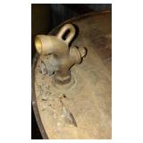 Barrel Cart With (4) Barrels, Rubbermaid Trash can and More.