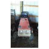 Dynamark Electric Start 6 Speed Riding Lawn Mower.