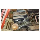 Dynamark Electric Start 6 Speed Riding Lawn Mower.