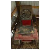 Dynamark Electric Start 6 Speed Riding Lawn Mower.