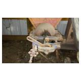 McCormick Deering Feed Grinder.