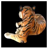 Lomonosov Porcelain Figurine "Lying Tiger".Museum Quality.Fantastic Condition.
