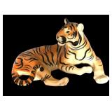 Lomonosov Porcelain Figurine "Lying Tiger".Museum Quality.Fantastic Condition.