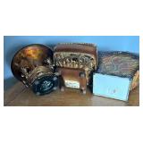 Trio of Fancy Lidded Vessels