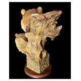 Tiger with Cub Sculpture