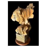 Tiger with Cub Sculpture