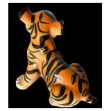 Tiger Motif Figurines and Music Box