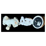 Tiger Motif Figurines and Music Box