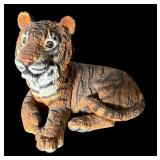Tiger Motif Figurines and Music Box