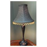 Pair of Table Lamps with Beaded Accents