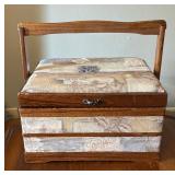 Charming Vintage Sewing Basket