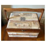 Charming Vintage Sewing Basket