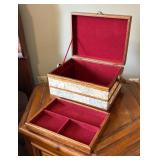 Charming Vintage Sewing Basket