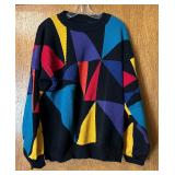 Vibrant Color Block Sweater
