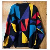Vibrant Color Block Sweater