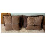 Four Decorative Accent Pillows