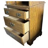 Vintage Riverside Furniture Petite Roll Top Desk