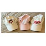 Three Minnesota Twins Baseball Hats