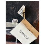 WCS Large Tiger Sculpture and Siberian Tiger Figurine Sculpture Carved Wood Jungle Graces Cain Limited Edition