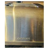 Pretty Silver Tone Kitchen Helpers including Breadbox, Toaster and Knife and Block Set