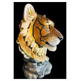 Stunning Large Tiger Head Statue