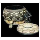 Beautiful Home Decor including Tiger Figurines and Large Trinket Box