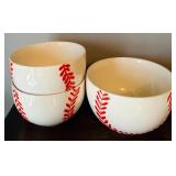 Boston Warehouse Hinged Jar, Three Bowls and Twins Glasses