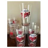 Boston Warehouse Hinged Jar, Three Bowls and Twins Glasses