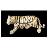 White Tiger Statue Decor and Tiger Trinket Box