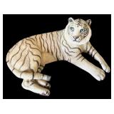 White Tiger Statue Decor and Tiger Trinket Box