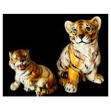 Adorable Tiger Cub Statues
