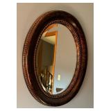 Oval Decorative Wall Mirror